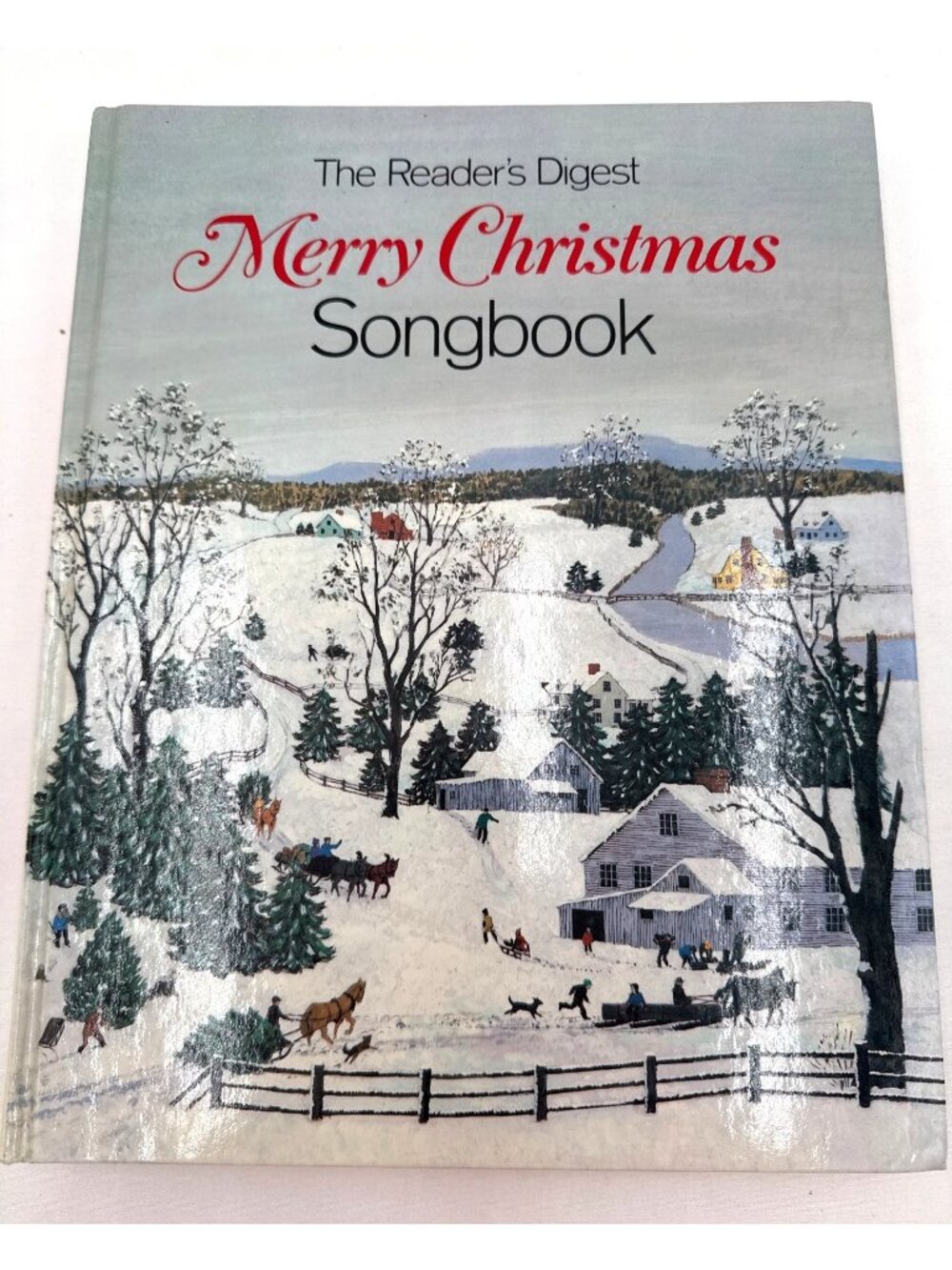 The Readers Digest Merry Christmas Songbook Lyric Booklet Hardcover Spiral Bound